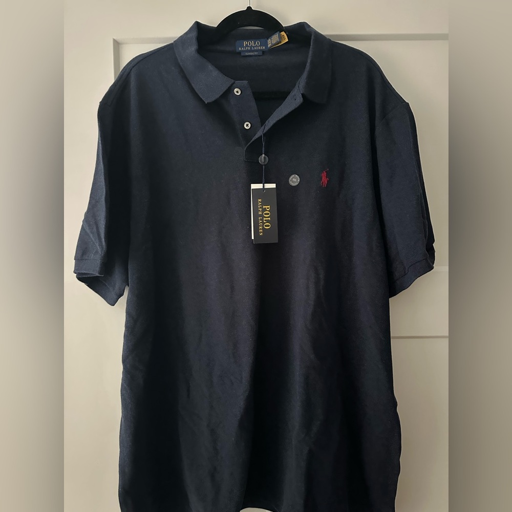 Polo Ralph Lauren classic fit mesh polo shirt NWT. Size XXL